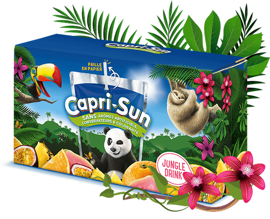 Boisson aux fruits Jungle Drink CAPRI-SUN 200ml x 10 unité - épicerie les 3 gourmets Boissons