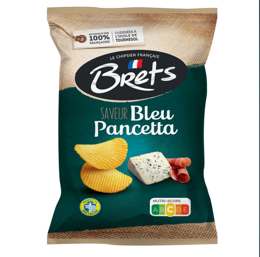 Chips Brets Blue pancetta 125 g - épicerie les 3 gourmets chips-et-aperitifs