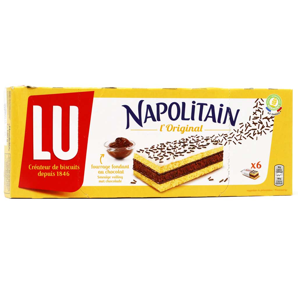 Lu - Napolitain Sponge Biscuits, 180g - épicerie les 3 gourmets biscuits-et-gateaux