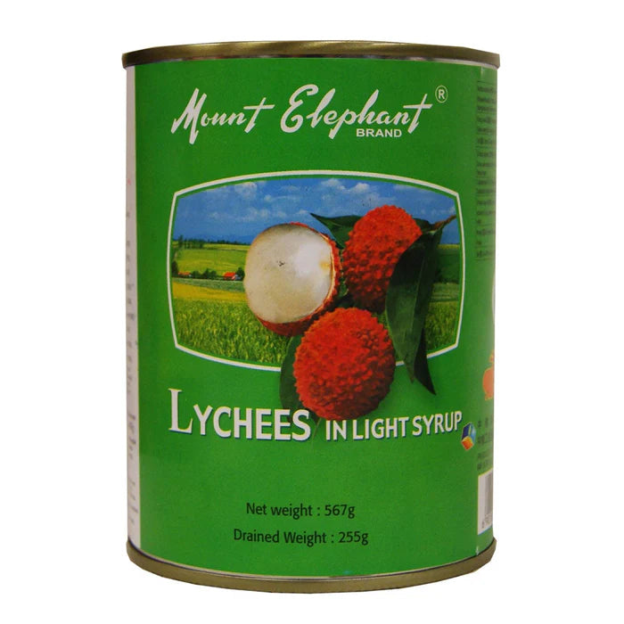 Mount Elephant Lychees 567 g - épicerie les 3 gourmets Confitures, Compotes, et Crèmes