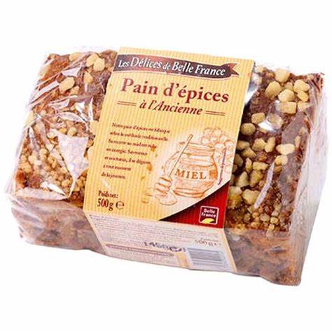 Belle france Pain Epice Ancienne 500g - épicerie les 3 gourmets biscottes-tartinades-de-pain-grille-cereales-et-barres-de-cereales