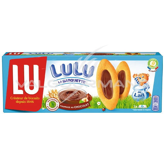 LU Barquettes Lulu choco noisettes 120g - épicerie les 3 gourmets biscuits-et-gateaux