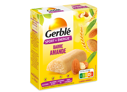 GERBLE Barres Amande 6x25g - épicerie les 3 gourmets Chips et apéritifs