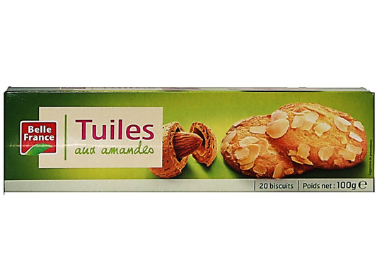 Belle France Tuiles d'Amandes 100g - épicerie les 3 gourmets BISCUITS