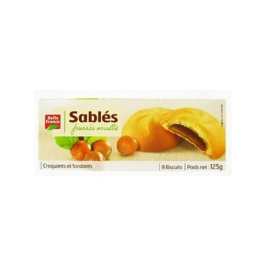 SABLE FOURRE NOISETTES BF 125G - épicerie les 3 gourmets biscuits-et-gateaux