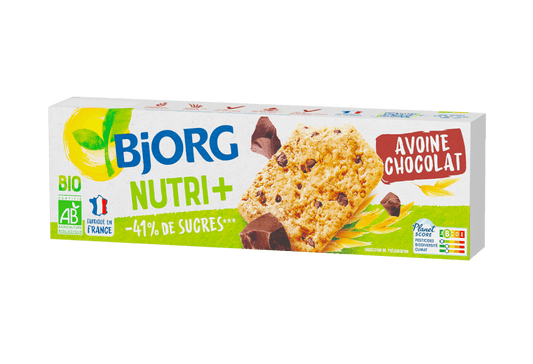 BJORG Biscuit Avoine Chocolat 130 g - épicerie les 3 gourmets biscuits-et-gateaux