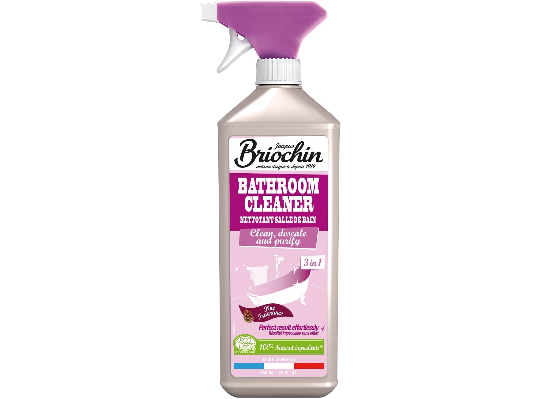 Briochin Nettoyant Salle de Bain 3en1 750ml - épicerie les 3 gourmets Entretien & maison