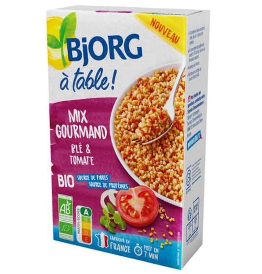 Bjorg Mix Blé Tomate Bio 250g - épicerie les 3 gourmets biscottes-tartinades-de-pain-grille-cereales-et-barres-de-cereales