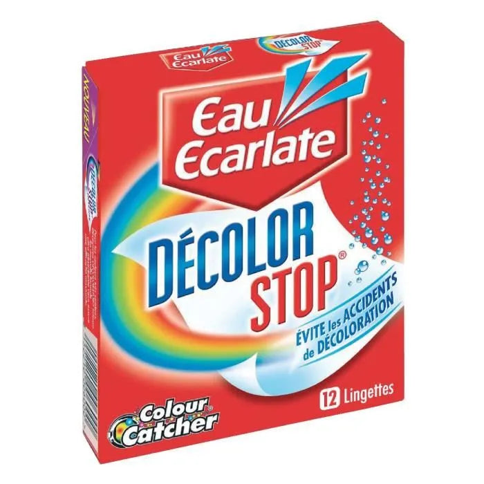 Décolor Stop Etui 12 Lingettes - épicerie les 3 gourmets Entretien & maison