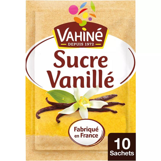 Vahiné Sucre Vanillé 10 Sachets - épicerie les 3 gourmets Sucres, Farines, Coulis et Préparations Gateaux