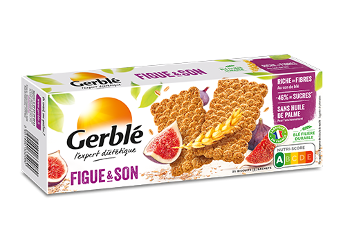 GERBLE Biscuit Figue et Son 132 g - épicerie les 3 gourmets biscuits-et-gateaux