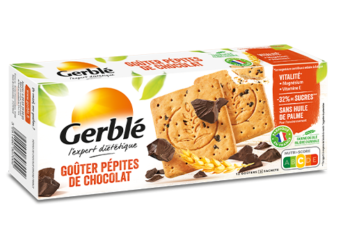 GERBLE Goûter Pépites Chocolat 132 g - épicerie les 3 gourmets biscuits-et-gateaux