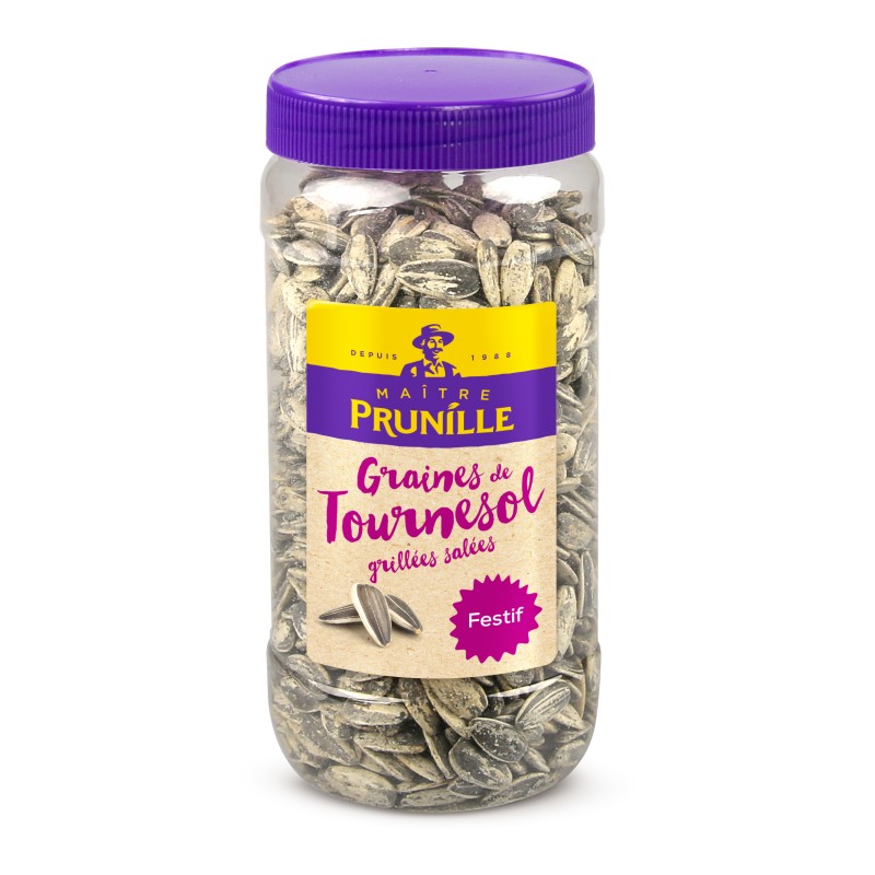 Maitre Prunille Tournesol Salé Pot 250g - épicerie les 3 gourmets biscottes-tartinades-de-pain-grille-cereales-et-barres-de-cereales