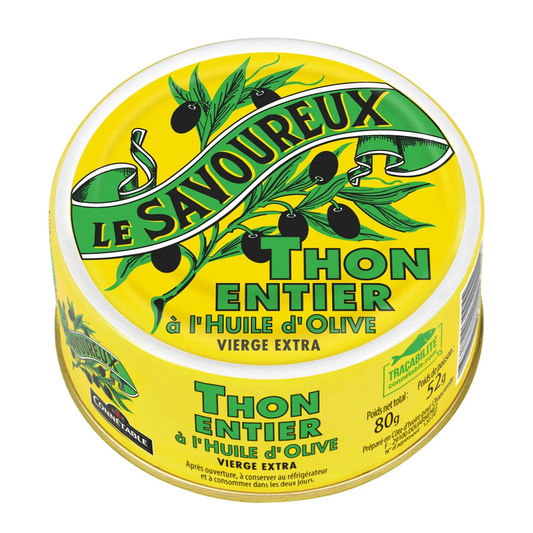 Thon à l'huile d'olive LE SAVOUREUX 80g