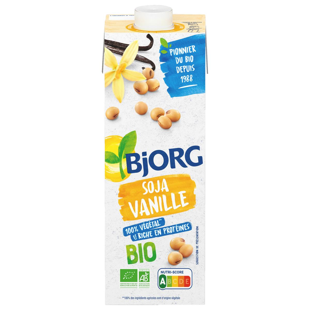 BJOR Boisson végétale soja vanille 1l bio