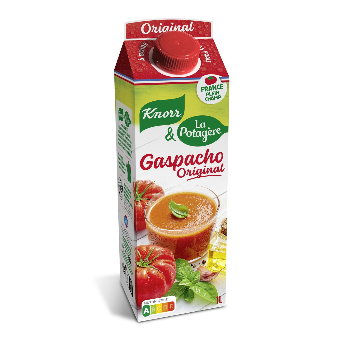Gaspacho tomates et légumes Knorr LA POTAGÈRE 1L