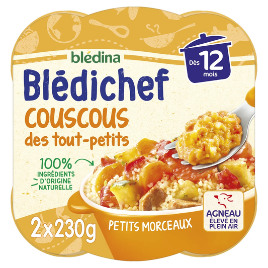 Plat bébé dès 12 mois Couscous Blédichef BLEDINA