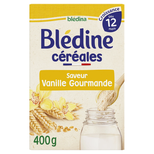Céréales bébé dès 12 mois saveur Vanille Croissance Blédine BLEDINA 400g