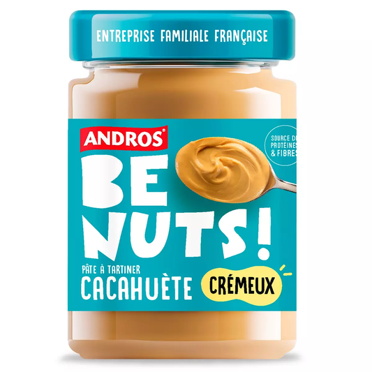 Andros Be Nuts PAT Cacahuète Crémeux 325g