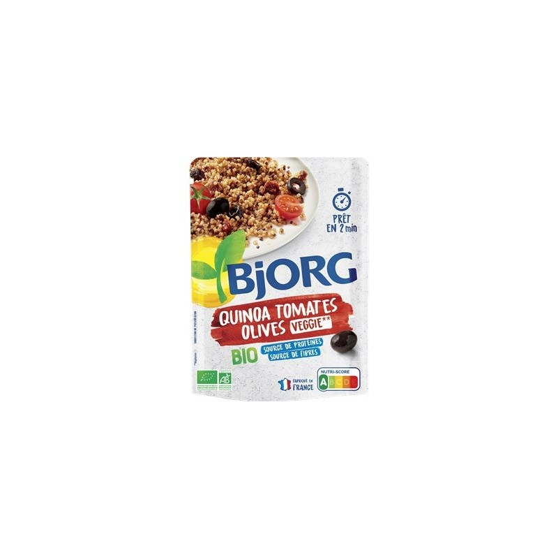 BJOR Plat cuisine quinoa tomates olives 250g bio