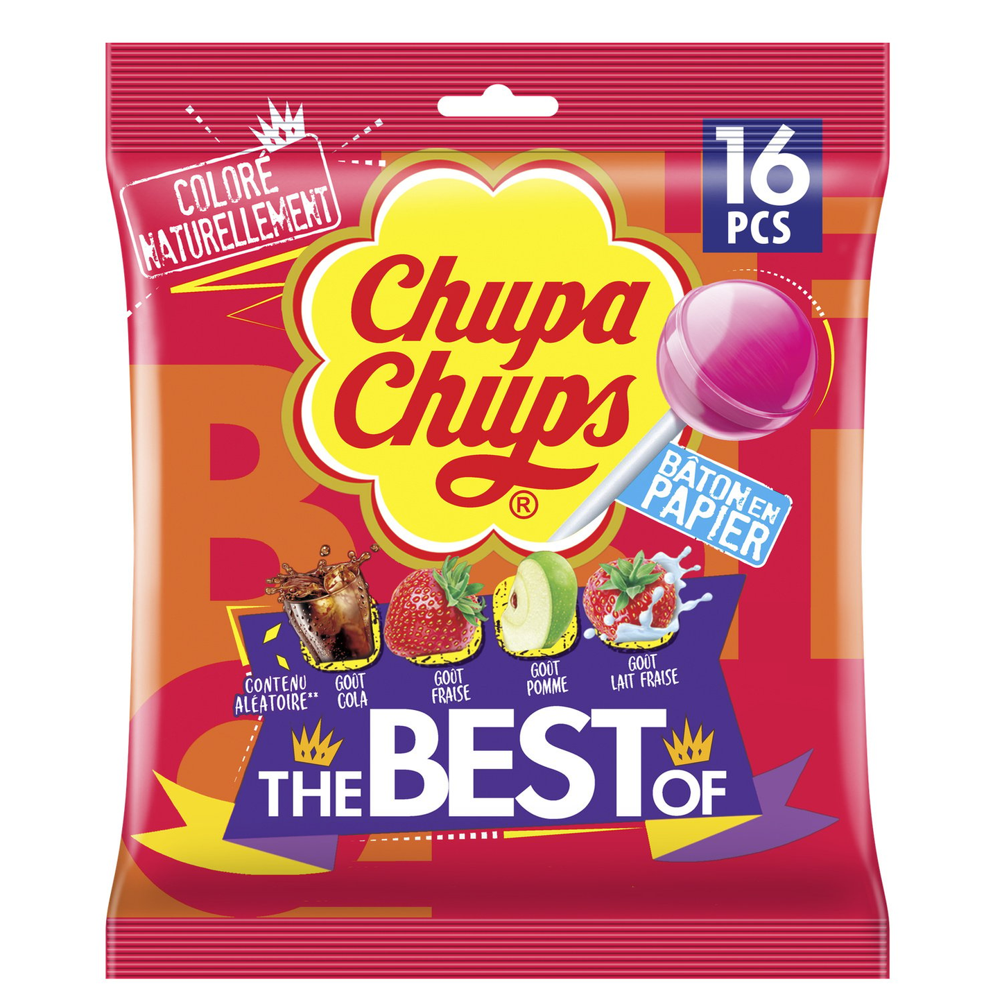 Bonbons Sucettes Chupa Chups The Best Of x16 192g
