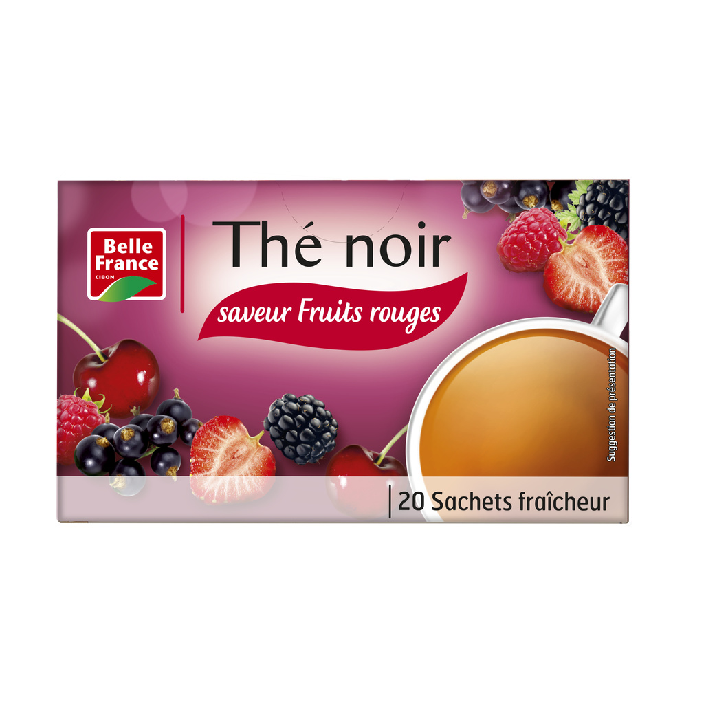 Thé aux fruits rouges Belle France x20 sachets