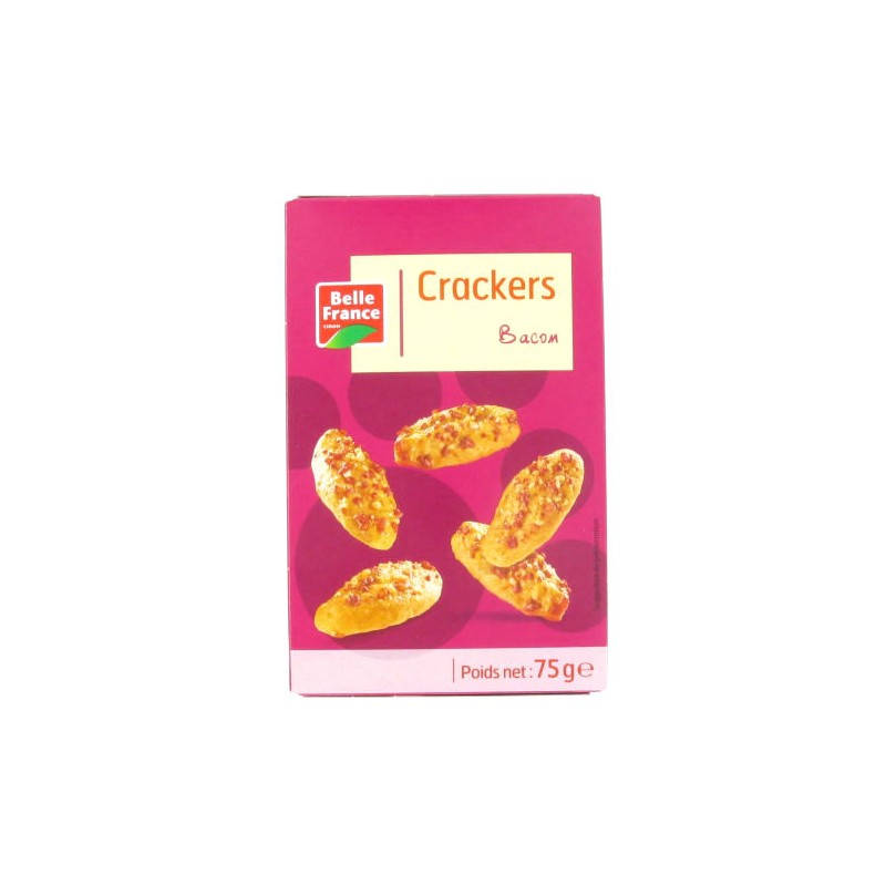 CRACKERS AU BACON 75G BELLE FRANCE