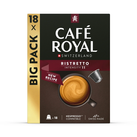 CAFE ROYAL Café Capsules Compatibles Nespresso Ristretto N°9 X18
