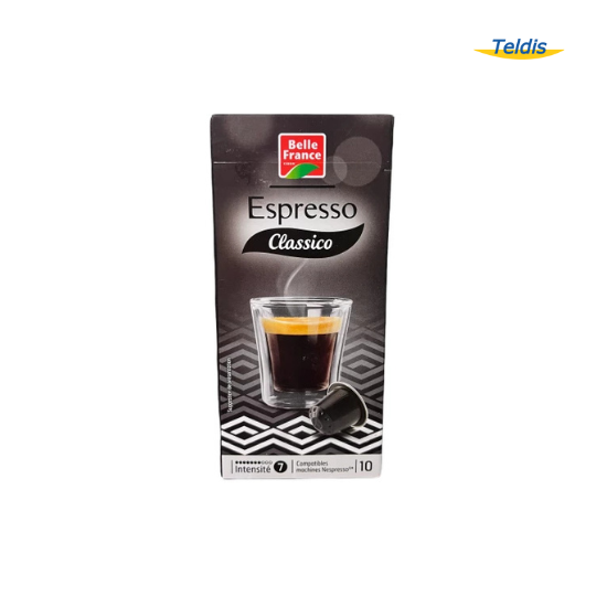 BELLE FRANCE CAFÉ CAPSULES ESPRESSO CLASSICO X 10
