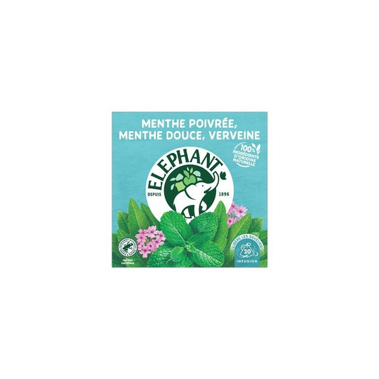 Elephant Infusion à la menthe poivrée, 20 sachets