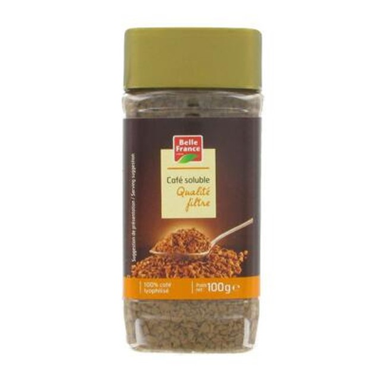 Café Soluble Qualité Filtre 100g BELLE FRANCE