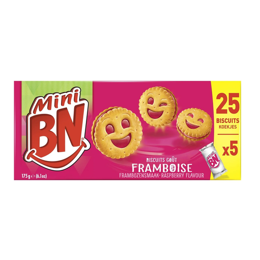 Biscuits mini à la framboise BN 175g