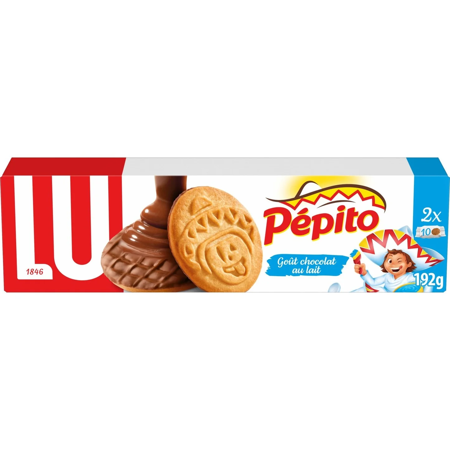 LU Pépito chocolat au lait 192 g