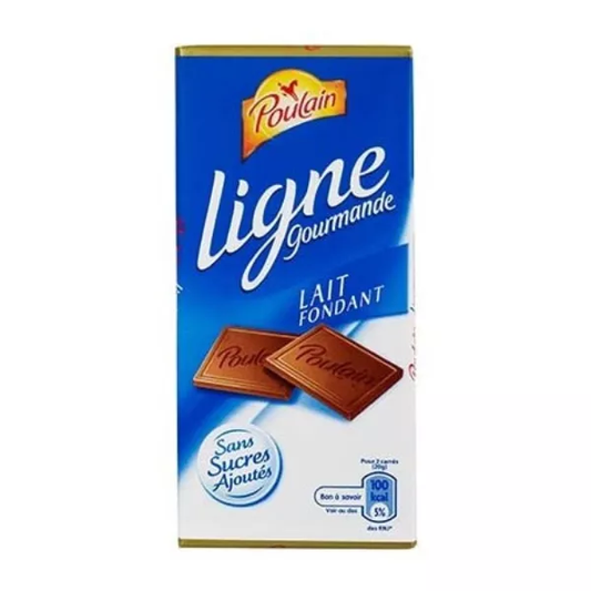 POULAIN Chocolat Lait Fine et gourmande Sans Sucres Ajoutés 100g