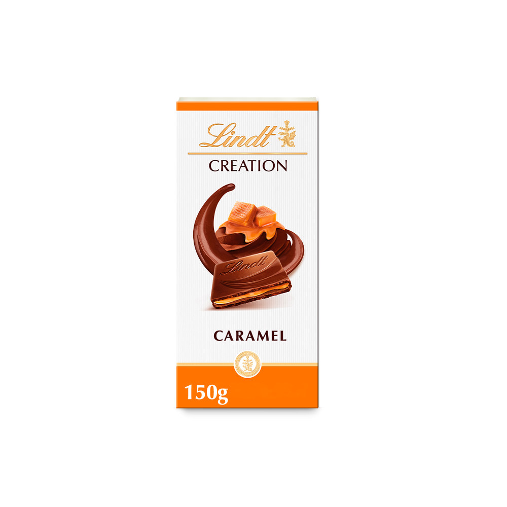 LINDT Tablette de Chocolat Lait Création Caramel 150g