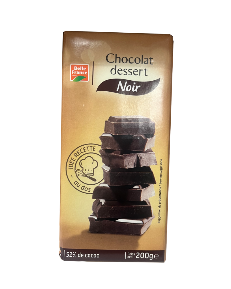 Chocolat dessert Noir Belle france 200 g