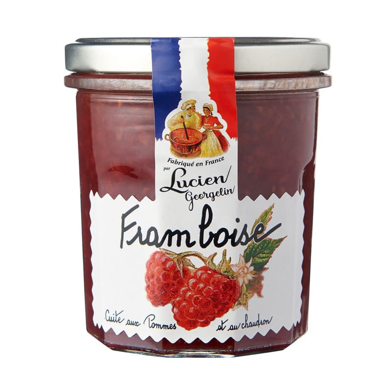 LUCIEN Confiture de Framboise et Pomme cuite au chaudron 320g