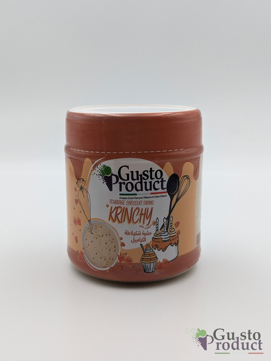 Gusto Product Fourrage chocolat caramel krinchy 350g