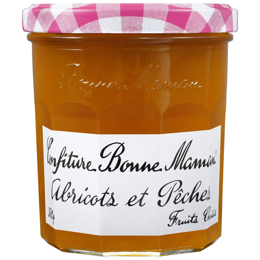 BONNE MAMAN Confiture abricot et pêche 370g