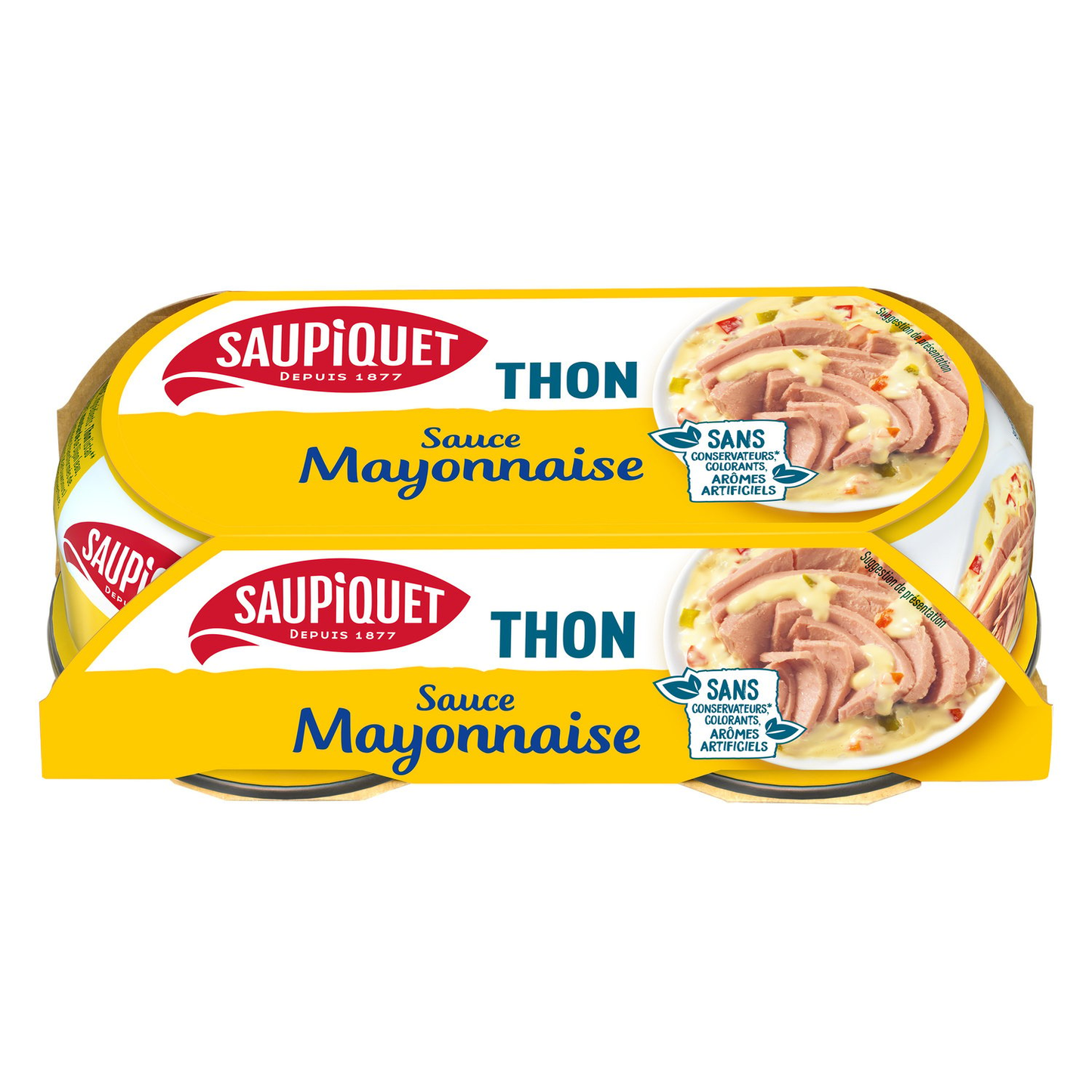 Miettes de Thon à la Mayonnaise SAUPIQUET 2x135g