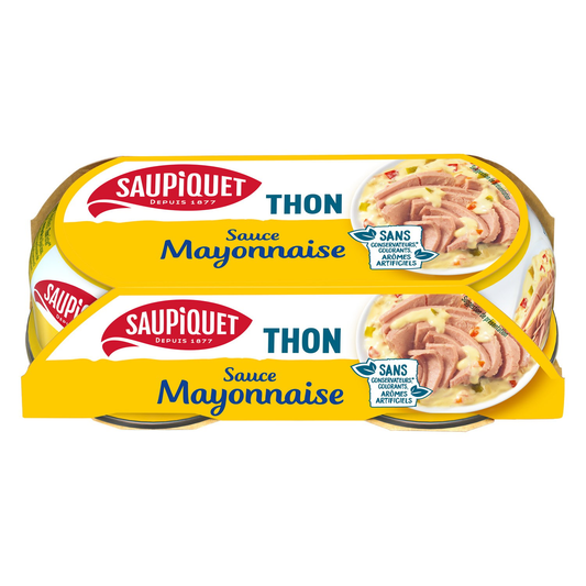 Miettes de Thon à la Mayonnaise SAUPIQUET 2x135g
