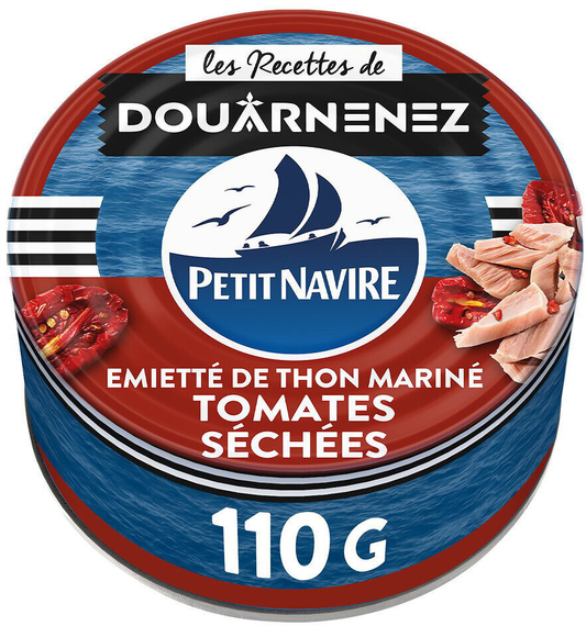 Thon mariné tomates séchées Petit Navire 110 g