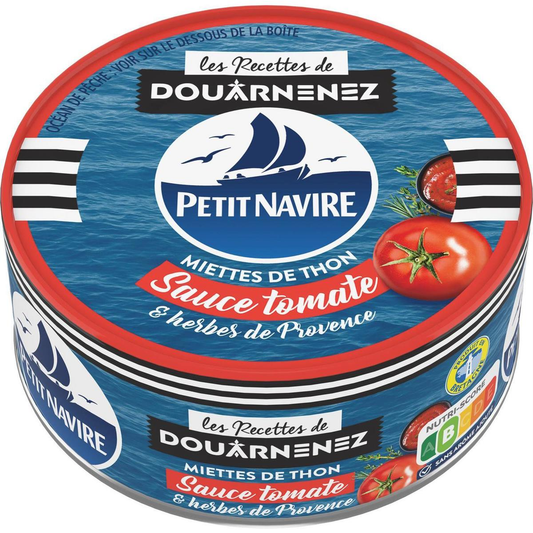 Thon mariné tomates et herbes de provence Petit Navire 110 g