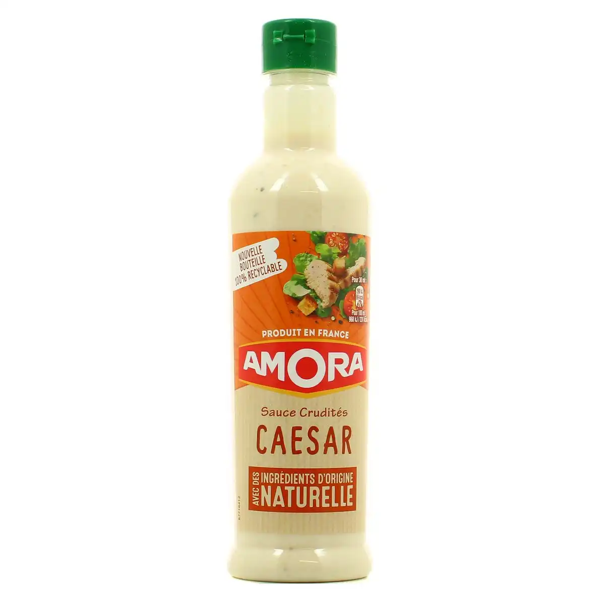 AMORA Sauce Crudités Caesar Fromage Ail Fumé 380ml