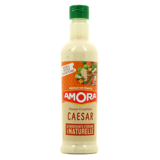 AMORA Sauce Crudités Caesar Fromage Ail Fumé 380ml