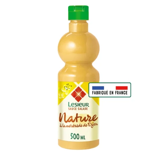 LESIEUR Sauce Crudités Légère Nature Moutarde De Dijon 500ml