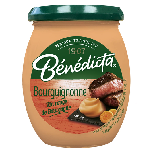 BENEDICTA Sauce bourguignonne au vin rouge de Bourgogne 270g
