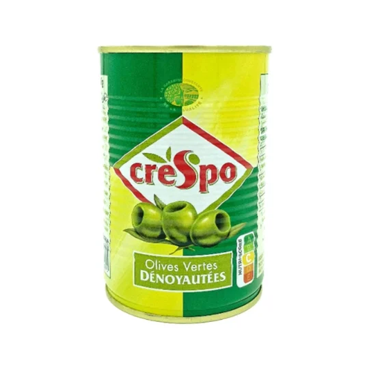 Olives vertes dénoyautées CRESPO 425ml