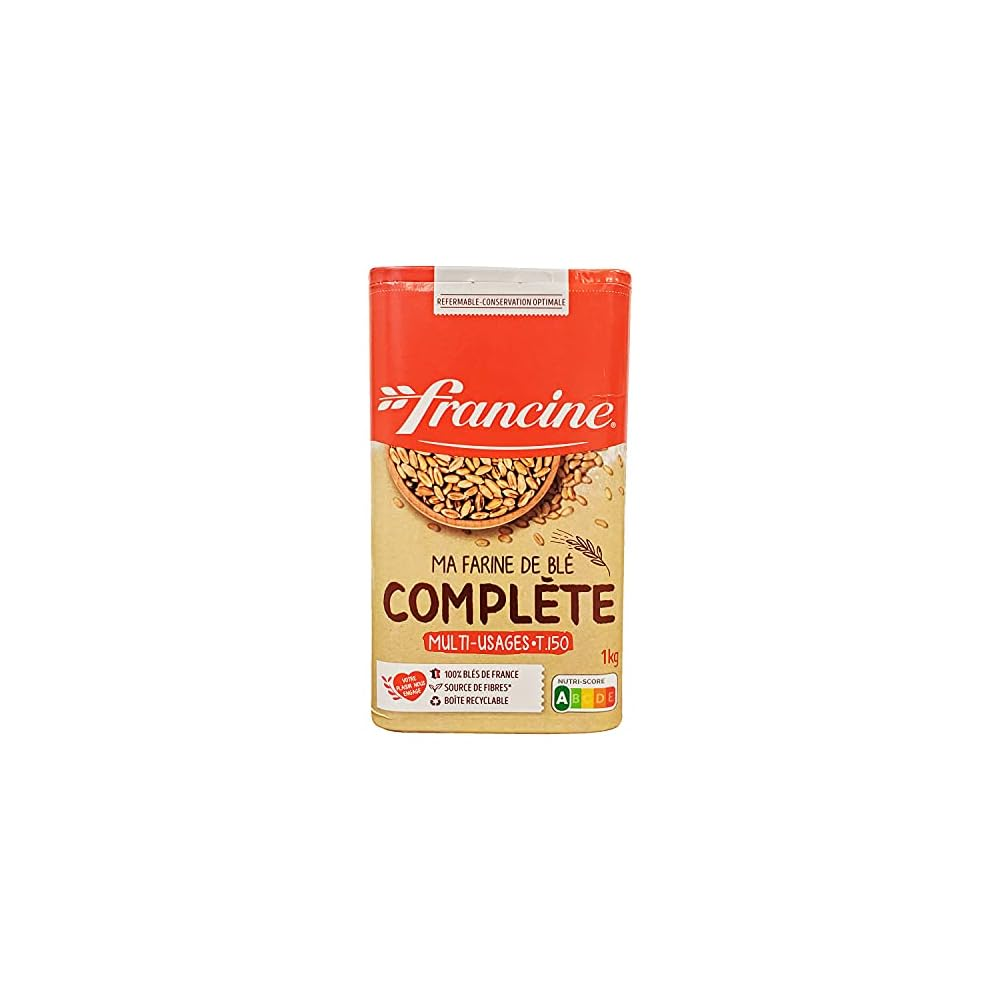 Francine Ma Farine de ble Complete 1kg