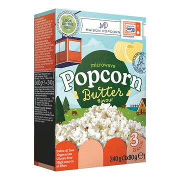 Maison Popcorn Popcorn au beurre 240g